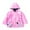 Pink, variant on Girl Baby Kids Lightweight Waterproof Rain Jacket Hooded Coat Toddler Outdoor Floral Print Casual Outwear Raincoat Windbreaker Hoodies for Kids