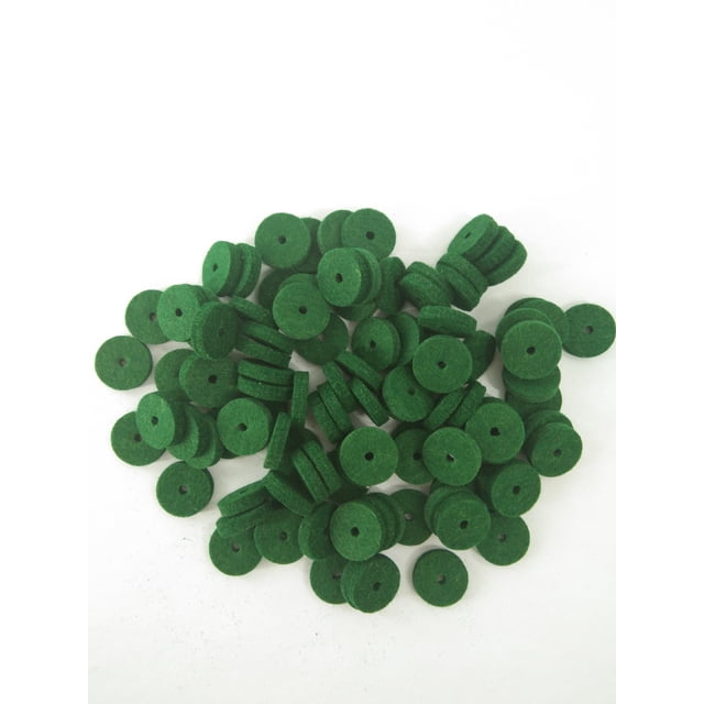 Accesorios para piano Anillo de fieltro Almohadilla de fieltro de lana pura verde Almohadilla para teclado de piano Silenciador Accesorios para instrumentos musicales