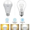 thumbnail image 3 of Rechargeable Light Bulbs with Remote Control, 2200mAh Battery Emergency Light Bulb for Power Outage and Camping Outdoor with Remote Control, Dimmable 600LM 50 Watt Equivalent, 3 of 7