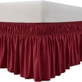 thumbnail image 1 of MesaSe Ruffled Grey King Size Bed Skirt  Dust Ruffle for King Bed with 15” Drop  Soft and Solid Microfiber  Classic Style  California King  Silver Gray Bedskirts, 1 of 7