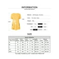thumbnail image 2 of WISEFIN Womens Summer Short Sleeve Round Neck Floral Print Irregular Hem Blouse Tunic Tops, 2 of 3