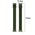 thumbnail image 4 of FIEWESEY Compatible with Fitbit Charge 5/Charge 6 Bands, Nylon Strap Elastic Loop Band Replacement Watchband Wristband Compatible for Fitbit Charge 5/Charge 6 Men Women (Green）, 4 of 6
