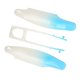 thumbnail image 4 of Key Fob Protective Cover Gradient Color Remote Key Trim Replacement for Cayenne Panamera 911 Taycan Blue White, 4 of 5