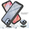 thumbnail image 2 of Case for Galaxy A04E,Galaxy A03 164mm Case,Slim Full-Body Rugged Stylish Protective Clear Back Hybrid 3-in-1 Case with Built-in Screen Protector Phone Case for Samsung Galaxy A04E 4G (Black), 2 of 6