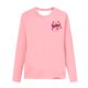 thumbnail image 3 of Blusas y camisas de manga larga con cuello redondo Camisas con estampados de manga larga Cuello redondo lindo Blusas casuales elegantes Ropa Camisas de cuello redondo Niña Top de poliéster, 3 of 4