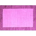 thumbnail image 1 of Ahgly Company Indoor Rectangle Solid Purple Modern Area Rugs, 8' x 12', 1 of 4
