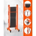 thumbnail image 4 of Kojooin Expandable Barricade Gate, Mobile Folding Security Barrier with Wheels for Traffic Control, Garage or Event Use, 4 of 6