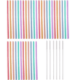 thumbnail image 1 of Pajitas flexibles, TRANSPARENTES, Ecológicas, SIN BPA, Bebidas, Transparentes LIMPIAS Ormromra CPB-DE-WX626-1, 1 of 6