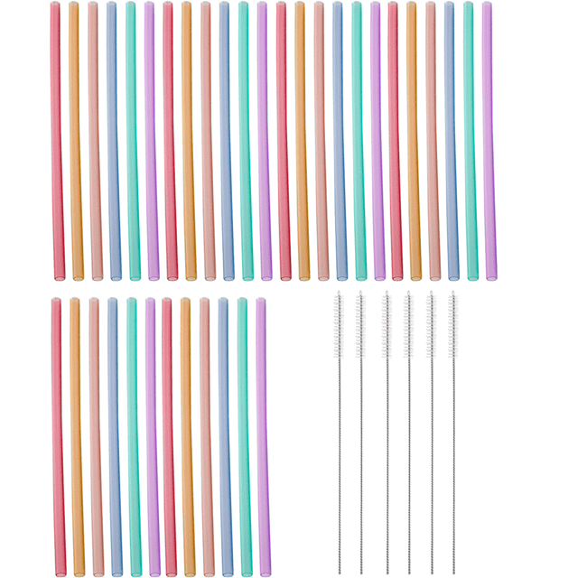 Pajitas flexibles, TRANSPARENTES, Ecológicas, SIN BPA, Bebidas, Transparentes LIMPIAS Ormromra CPB-DE-WX626-1