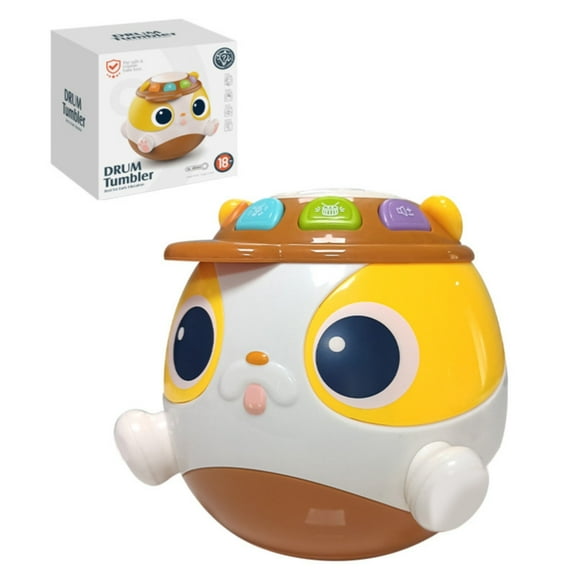 BJBSJSZ Musical Light Up Rotating Toys, Baby Toys 6-12 Months - Infant 9-12-18 Month Learning Visual & Hearing & Crawling Skill, Birthday Gifts for Toddler Boys Girls 1 2 3 Years Old