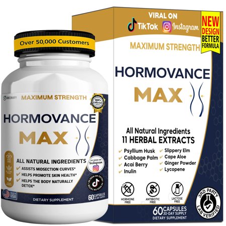 GreenVify Hormovance Max Dietary Supplement Capsules for Women – Daily Nutritional Supplement – Easy-to-Swallow Capsules