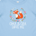 thumbnail image 4 of Inktastic Oma and Opa Love Me Girls Cute Fox Girls Baby T-Shirt, 4 of 5
