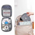 thumbnail image 4 of Portable Mini Kit First Aid Kit, Mini Travel First Aid Kit, Portable Empty Bag First Aid Kit Storage Bag for Camping, Hiking (Gray), 4 of 5
