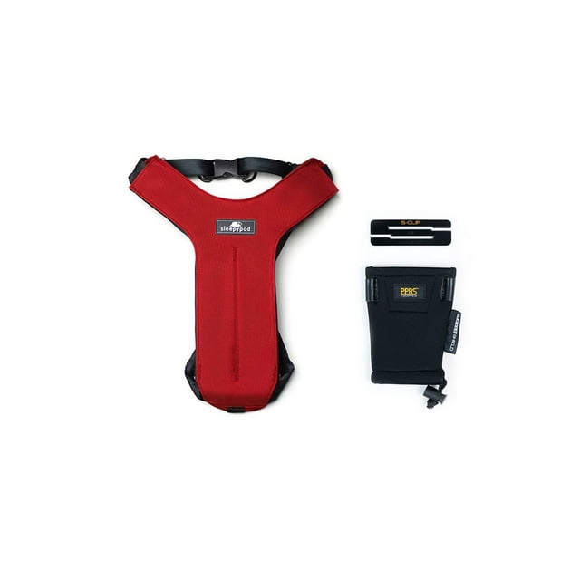 Sleepypod Clickit Sport Plus Safety HarnessStrawberry RedLarge