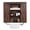 Dark Walnut, variant on Rustic Wood Wall Storage Cabinet with Two Sliding Barn Door, 3-Tier Decorative Farmhouse Vintage Cabinet for Kitchen Dining, Bathroom, Living Room,Black