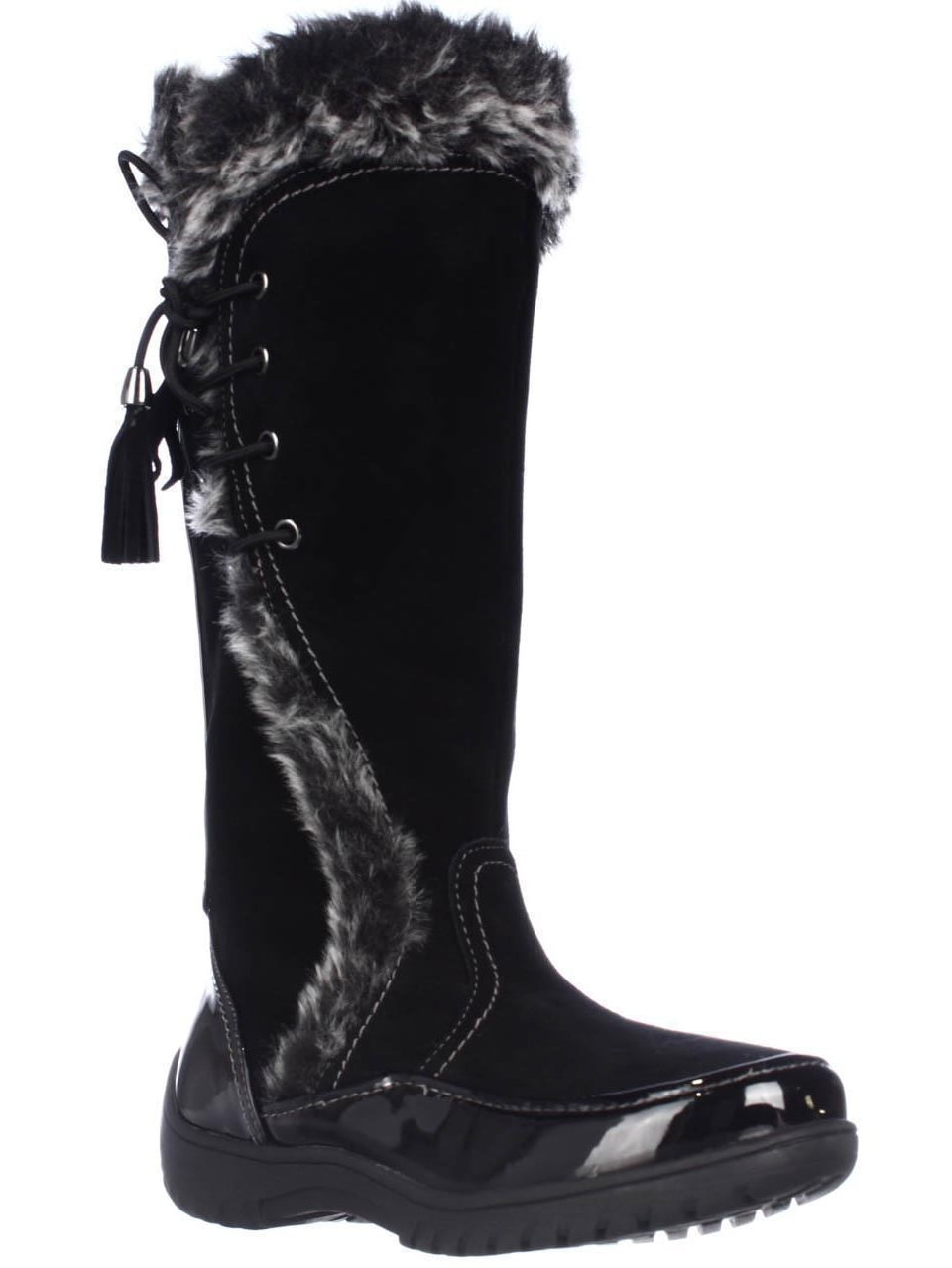Womens Sporto Side Winder Waterproof Cold Weather Boots - Black ...