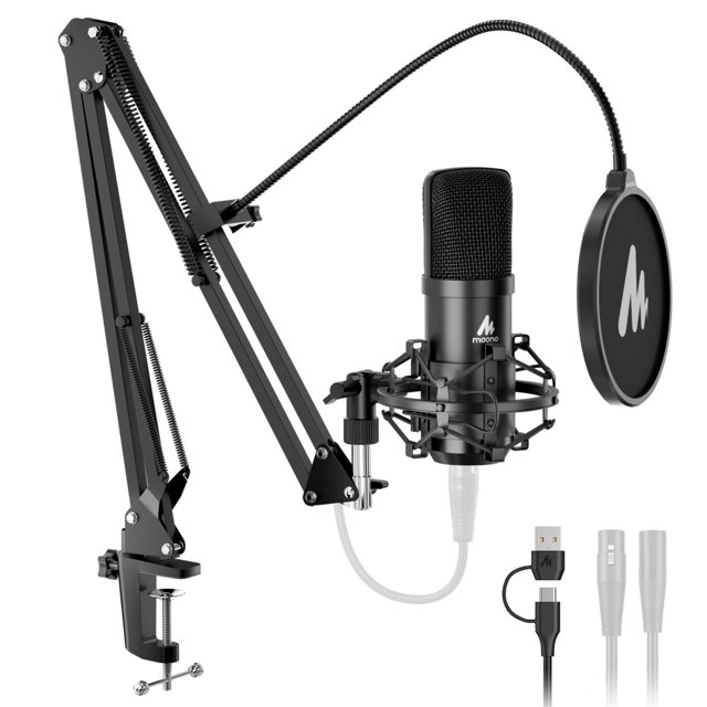 Kit de micrófono de condensador MAONO A04 Gen2 USB/XLR