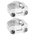 thumbnail image 4 of COMPUKAS 5Pack Handlebar Riser Clamp for Motorcycle ATV and Pit Bike 2.26x1.99x1.38in Grey Aluminum, 4 of 6