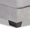 thumbnail image 4 of Baxton Studio Nevin Light Grey Sectional Sofa with Left Facing Chaise, 4 of 6