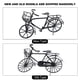 thumbnail image 1 of Accesorio de Decoración para Casa de Muñecas en Bicicleta de Metal en Miniatura 1:12 ANGGREK, 1 of 8