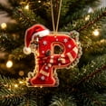thumbnail image 6 of Yeciiwht Christmas 26 Letters Ornaments – Santa Hat Alphabet Xmas Tree Hanging Decorations, Holiday Party & Home Gift, 6 of 7