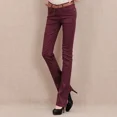 thumbnail image 6 of White Mid Waist Skinny Flare Jeans Women Casual Candy Color Office Denim Pants Korean Classic Stretch Kot Pantolon Slim Vaqueros, 6 of 7