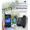 thumbnail image 2 of WIFI Solar Waterer Smart Garden Sprinkler Automatic Irrigation Controller Watering Tool for Garden Outdoor, 2 of 6