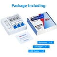 thumbnail image 7 of 9V Rechargeable Li-ion Batteries 800mAh 9 Volt Lithium-ion 3 Packs with Smart Charger, VECTRIC, 7 of 7