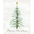thumbnail image 2 of Talent, Kelley 20x24 White Modern Wood Framed Museum Art Print Titled - Merry Christmas Pine Tree, 2 of 4
