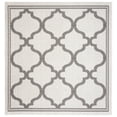 thumbnail image 2 of SAFAVIEH Machine Washable Rug Indoor/Outdoor Bermuda Collection - Bermuda Corie Geometric Quatrefoil Indoor/Outdoor Area Rug Ivory/Grey, 6'7" x 6'7" Square, 2 of 11