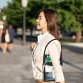 thumbnail image 4 of Stadium Clear Bag, Lightweight PVC Transparent Sling Purse, Stadium Approved Clear Crossbody Bag Dual Pocket Clear Stadium Bag for Clear Bag for Stadium Events 7x2.7x9in, 4 of 4