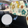 thumbnail image 6 of Garronmavis Aesthetic Butterfly Flower Sport Car Towel Seat Cover Gym Car Seat Towel for Sweat Washable Easy Install Car Seat Towel with Storage Bag Travel Car Seat Towel, 6 of 7
