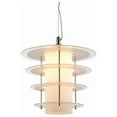 thumbnail image 2 of Woodbridge Lighting Ramsay Pendant Lighting in Satin Nickel/Frosted Glass Layers, 2 of 2