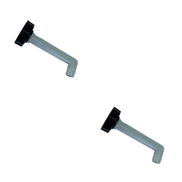 Kenally Contenedor IBC Caño de plástico Grifos de drenaje Reemplazo Conectores de control de encendido/apagado extraíbles Accesorio Codo de Type3 NO3