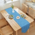 thumbnail image 4 of Chemin de Table en Tissu Cheese pour Hommes Femmes Beige Polyester Long Chemin Transparent 30X210Cm, 4 of 7