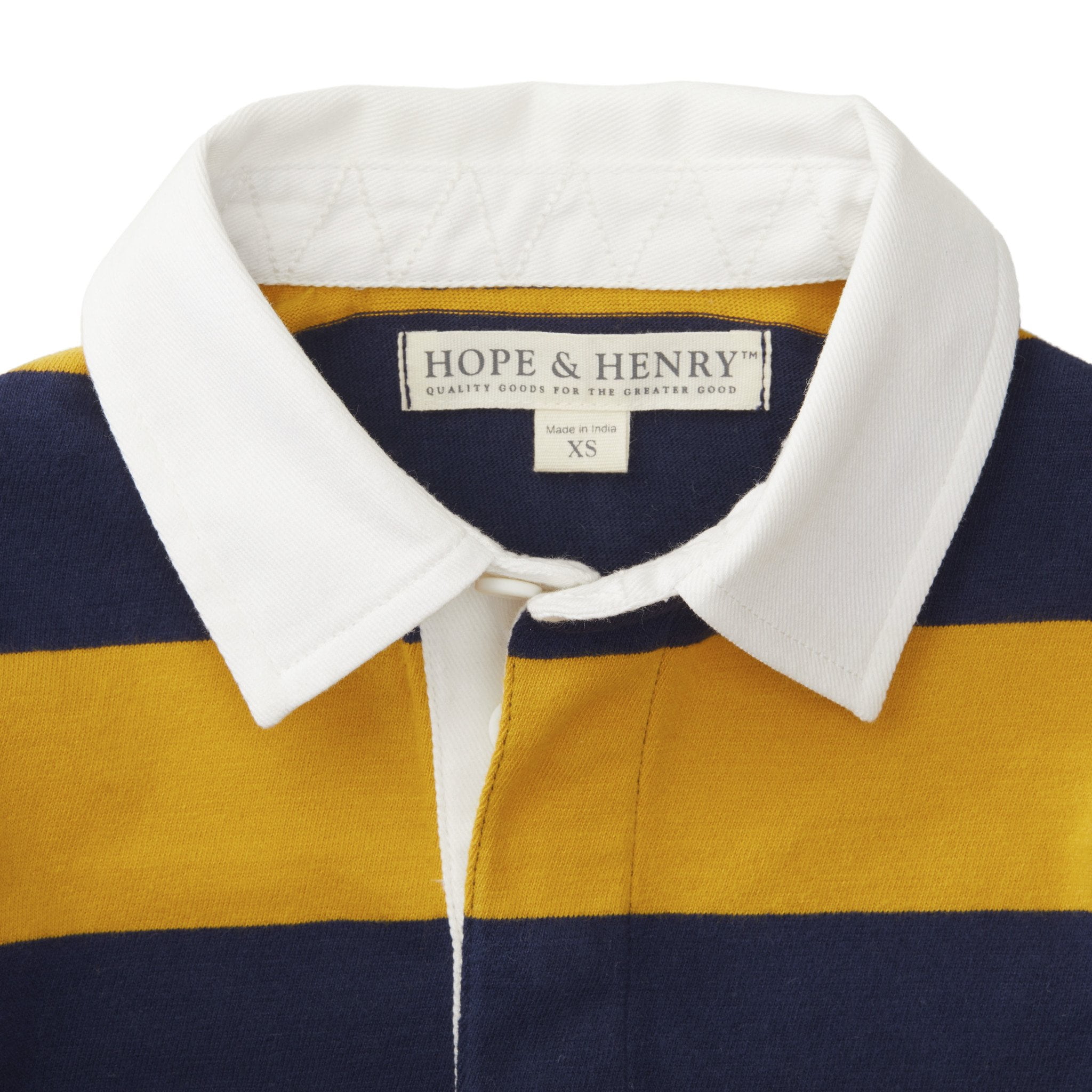 Hope /& Henry Boys Long Sleeve Rugby Polo Shirt