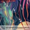 thumbnail image 3 of Jellyfish Waterproof Printed Shower Curtain Set with Hooks for Bathroom Decoration, 3 of 5