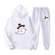 thumbnail image 1 of Puntoco Moda Mujer Impresión Deportes Casual Abrigo Pantalones Largos Con Capucha Suéter Tops Pantalones Conjunto De Manga Larga Con Capucha Puntoco Puntoco-7151, 1 of 2