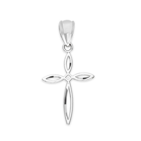 925 Sterling Silver Cross, Dainty Christian Jewelry, Religious Gifts for Her