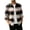 22#Black, variant on Men's Corduroy Streetwear Color Block Button Down Shirt, Geometric Print Long Sleeve Lapel Casual Top, Loose Fit Fall Daily Clothes with Chest Pocket Black 3XL