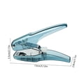 thumbnail image 3 of Effortless Portable Handheld Stapler | Manual Stapling Machine for Office & Home | Universal Fit for 24/6 & 26/6 Staples, 25 - Sheet Capacity, Durable Metal & Plastic Construction,Blue, 3 of 6