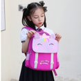 thumbnail image 3 of Mochila escolar para niños y niñas, estudiantes de primaria, primer y segundo grado, jardín de infantes, linda mochila con protección para la columna vertebral de dibujos animados para niños, 3 of 5