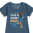 thumbnail image 3 of Barbie - Holidays & Christmas - Hanukkah This Is How I Roll  - Toddler & Youth Girls Fleece Dress, 3 of 5