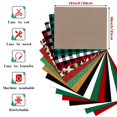 HTVRONT Heat Transfer Vinyl 16 Sheets Buffalo Plaid HTV Iron on Vinyl