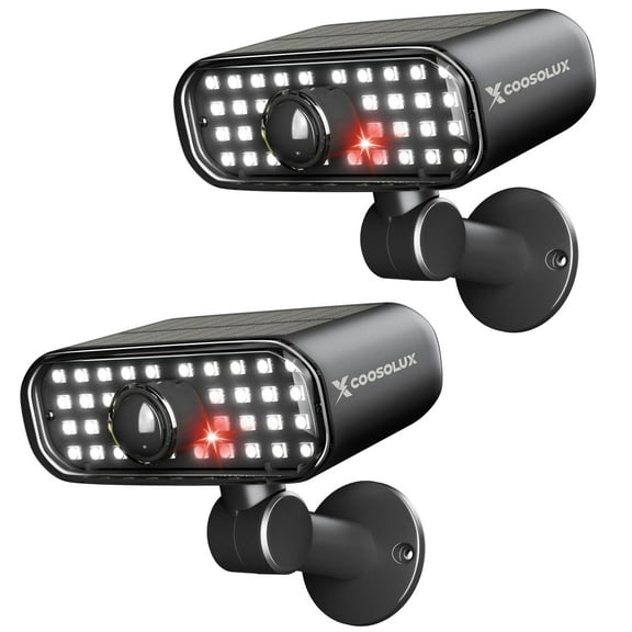 Solar Motion Sensor Lights Outdoor, Waterproof Security Solar Flood Lights with 3 Modes for Porch Garage Yard Garden Driveway, 2 pack