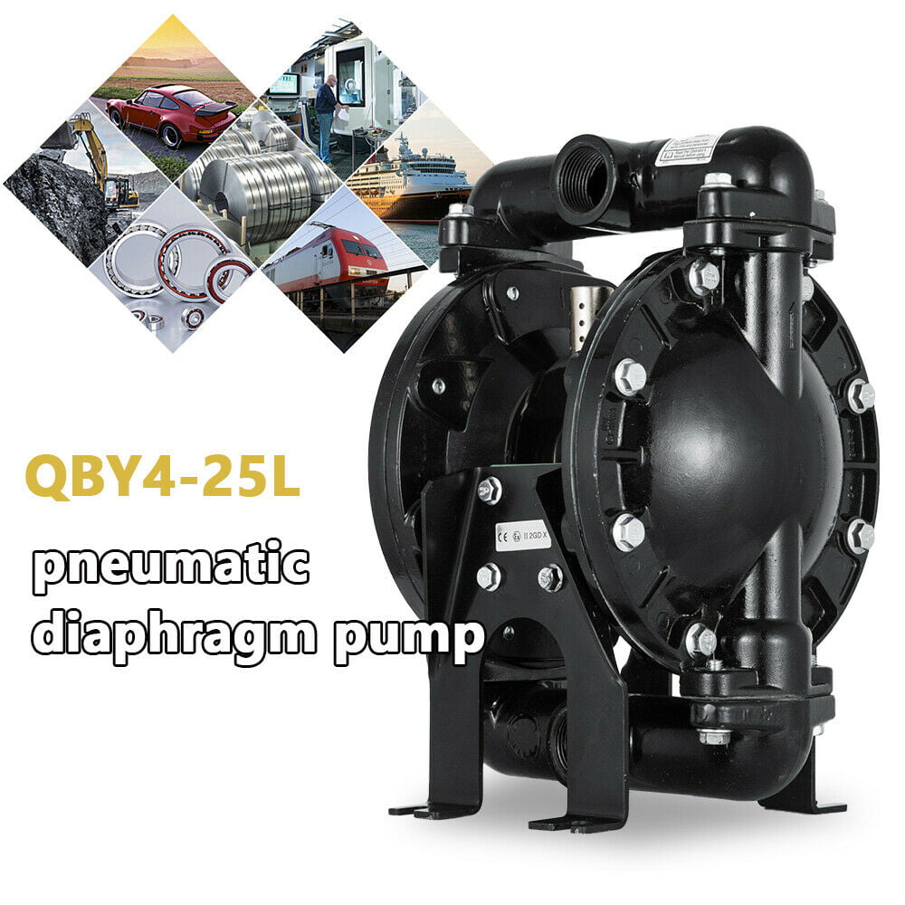 Air-Operated Double Diaphragm Pump 1/2inch Outlet Low Viscosity Petroleum Fluids 