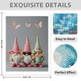 thumbnail image 3 of Diamond Art Kit for Adults, Garden Gnomes Butterflies Summer Fun Diamond Painting for Adults Beginners, DIY Diamond Art Painting Kits, 5D Diamond Painting Crafts for Home Decor 12x16 Frameless, 3 of 7