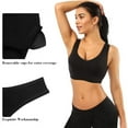 thumbnail image 4 of 2 Pack Womens Wireless Bra,Sports Bras for Women,Comfortable Full-Coverage Pullover Stretch-Knit Bra,Removable Pads Smoothing T-Shirt Bra, 4 of 8