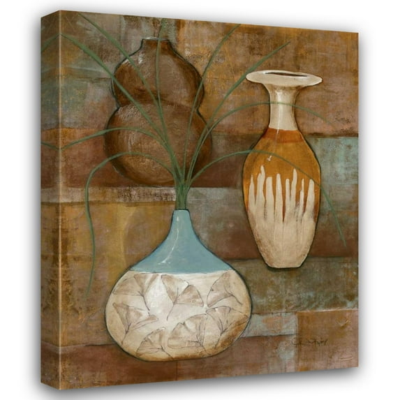 John Kime 20x24 Gallery Wrapped Canvas Wall Art Titled - Persian Pot I