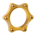 thumbnail image 3 of MTB Threaded Front/Rear Aluminium Alloy Disc Brake Rotor Flange Adapter Base Golden 48mm, 3 of 7
